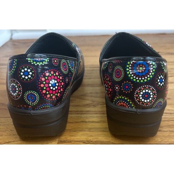 Women’s Patent Clogs Slip On Colorful Shoes Srub Shoes Size 7.5 - Picture 4 of 10
